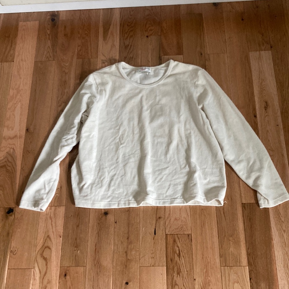 Cream Long Sleeve Shirt